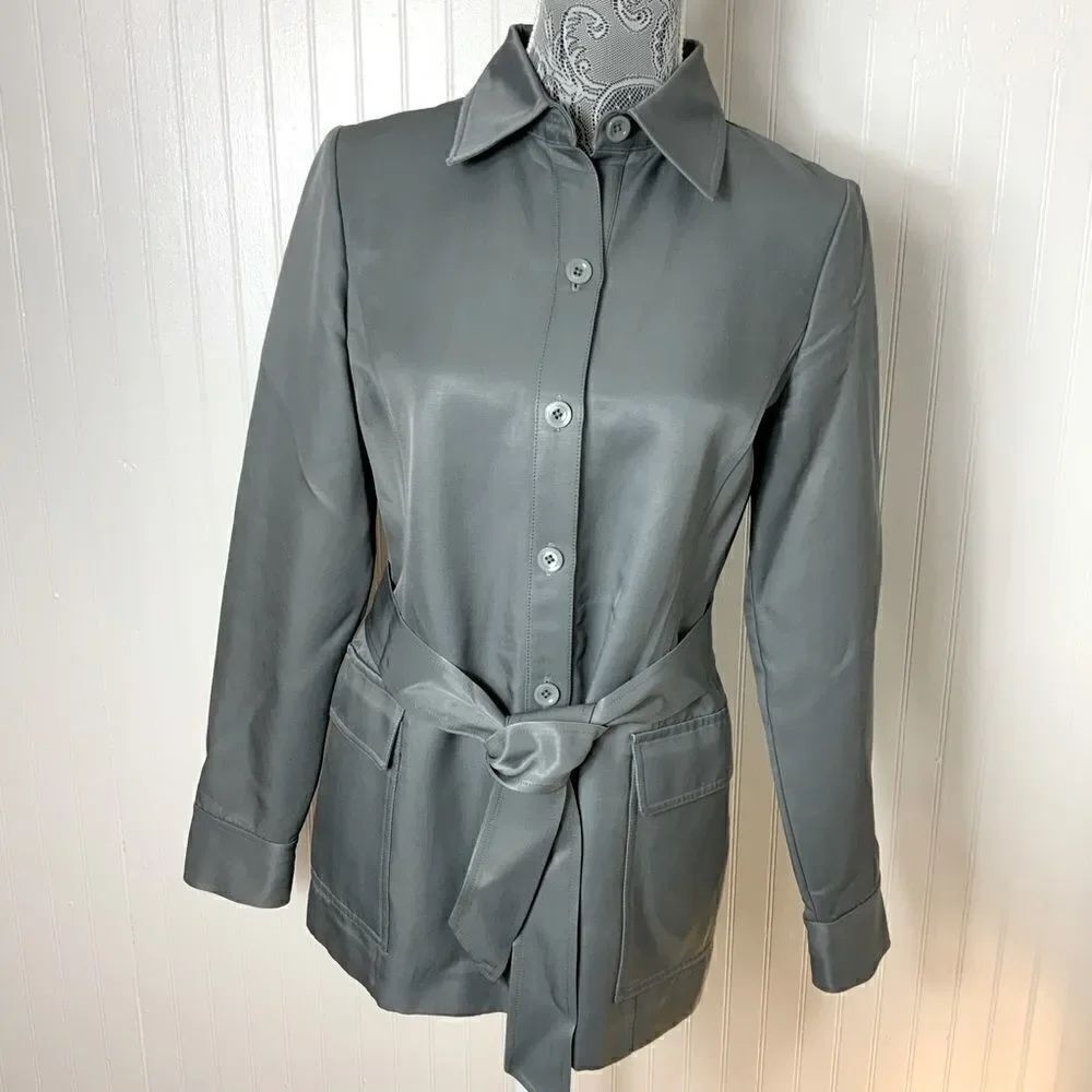 Linda Allard Ellen Tracy belted jacket